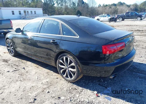2013 Audi A6 2.0T Premium из США, поврежденный, VIN WAUGFAFC7DN127435